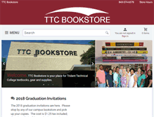 Tablet Screenshot of bookstore.tridenttech.edu