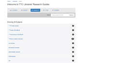 Desktop Screenshot of libguides.tridenttech.edu