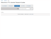 Tablet Screenshot of libguides.tridenttech.edu